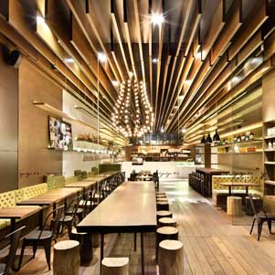 Дизайн проект интерьера ресторана и кафе